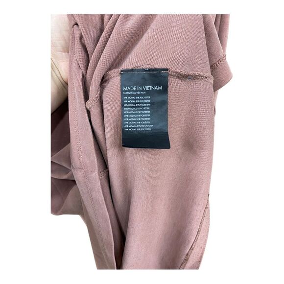 Club Monaco Soft Sandwash Maxi Skirt with Elastic Waistband in Red Mauve size M - Picture 7 of 8